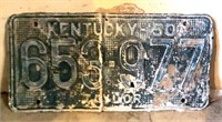 1950 KY license plate