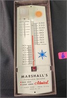 Advertiser metal thermometer Salesman Display
