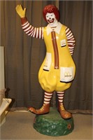 McDonald's Ronald McDonald 6' 5" Statue