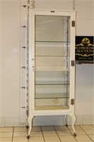 Medicine Cabinet w/ rough cut glass shelves