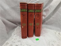 3 Louisa Alcott vintage books