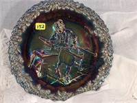 1970 Fenton Art Glass plate