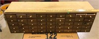 45 drawer parts cabinet w/contents
