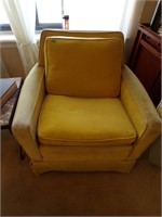 Yellow cloth chair
