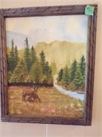 Framed painting-unknown artist
