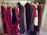 Closet of womens misc clothes