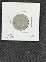 Nice Early 1936 P Buffalo Nickel Fine Grade