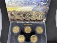 2012 GOLD Layered Edition Quarters NATIONAL PARKS