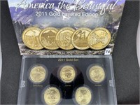 2011 Gold Layered Quarters Edition  NATINAL PARKS