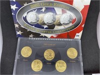 2003 GOLD Edition State Quarters IL-AL-ME-MO-AR
