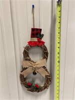 Snowman Hanger with Lights