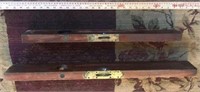 2 Vintage wood Stanley Levels. 1-30 in 1- 24 in