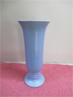 Vinatage Bauer  Pottery Blue Vase