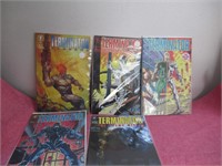Lot 5 Comic Books  (Terminatorby dark Horse )