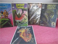 Comic Book  Lot  5  Dc  Swampthing