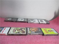 Lot Of 8 Cassette Tape Lot 8 (Elvis,Steve Miller )