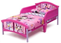 DeltaDisney Minnie Mouse Plastic Toddler Bed, Pink