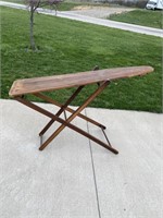 Antique wooden ironing board     - no description