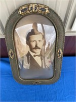 Antique picture and frame