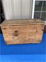 W. Short Atlas wooden advertising shoe box