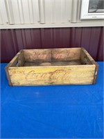 - Early wooden Coca Cola crate