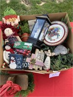 Box of holiday items