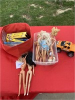Barbies and misc. items