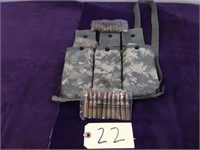 Ammo Pouch with 150 Rounds 7.62mm M80 NATO