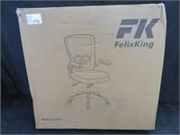 FELIX KING OFFICE CHAIR ON WHEELS - BLACK FK-918