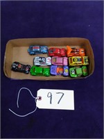 10 matchbox cars