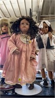 (3) 22IN TALL PORCELAIN DOLLS - SIGNED & NUMBERED