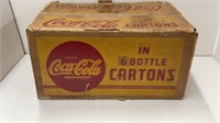 VINTAGE COCA COLA CARDBOARD BOX