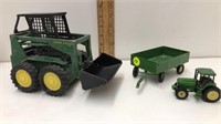 3PC JOHN DEERE METAL TOY LOT - ERTL