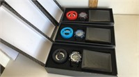 3 NEW DYLAN SPORTS WATCH  SPEAKER & WALLET SETS