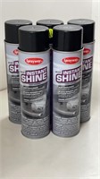(5) 11 OZ SPRAY CANS OF INSTANT SHINE BY SPRAYWAY