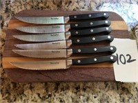 Steak Knives & Cutting Board