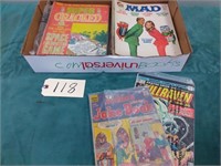 Vintage MAD & Cracked Magazines, Comics