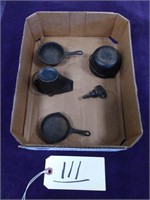 5 cast iron cooking utensils