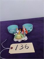 \"occupied japan\" 2- small bowls and figurine