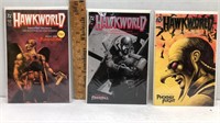 3PC DC COMICS HAWKWORLD - BOOKS ONE TWO & THREE