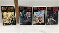4PC 1988 DC COMICS CINDER & ASHE - BOOKS #1-4