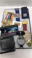 LARGE LOT OF MILITARY COLLECTIBLES