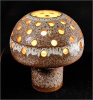 MAURICE CHALVIGNAC Mid Century Mushroom Lamp 1970s