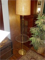 Floor lamp with glass table 63" FOYER