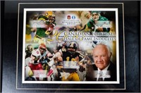 2006 CFL HALL OF FAME AUTOGRAPHED INDUCTEES COA