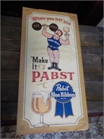 Pabst Blue Ribbon Advertising poster 24 x 12