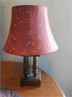 Wood lamp 22" FOYER