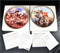 (2) CANADA WWII Art Collector Limited Plates