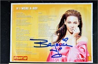 BEYONCE Autographed Photo w/COA