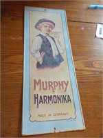 Metal Murphy Harmonic sign Reproduction 19x 7.5